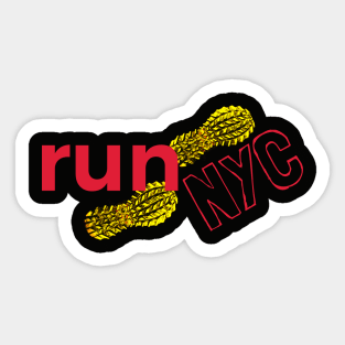 Run NYC Run Sticker